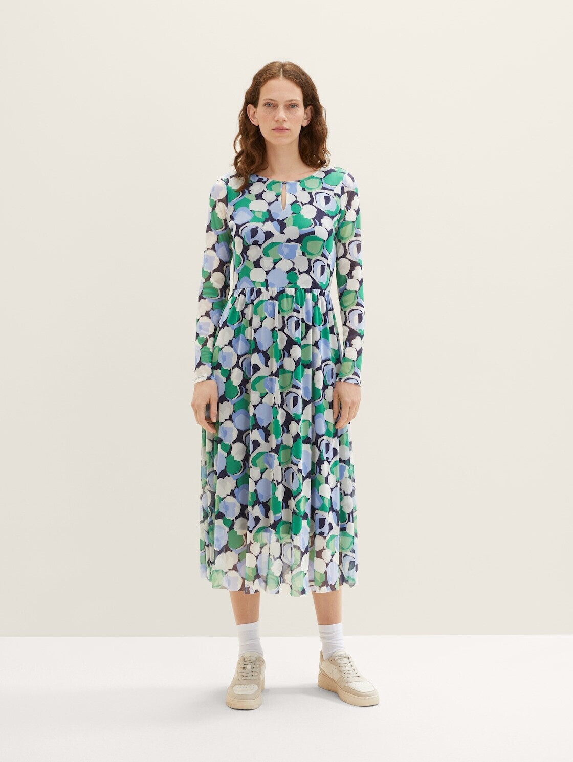 Tom Tailor Gemustertes Kleid (1035233) € | green ab flower bei Preisvergleich design 55,99