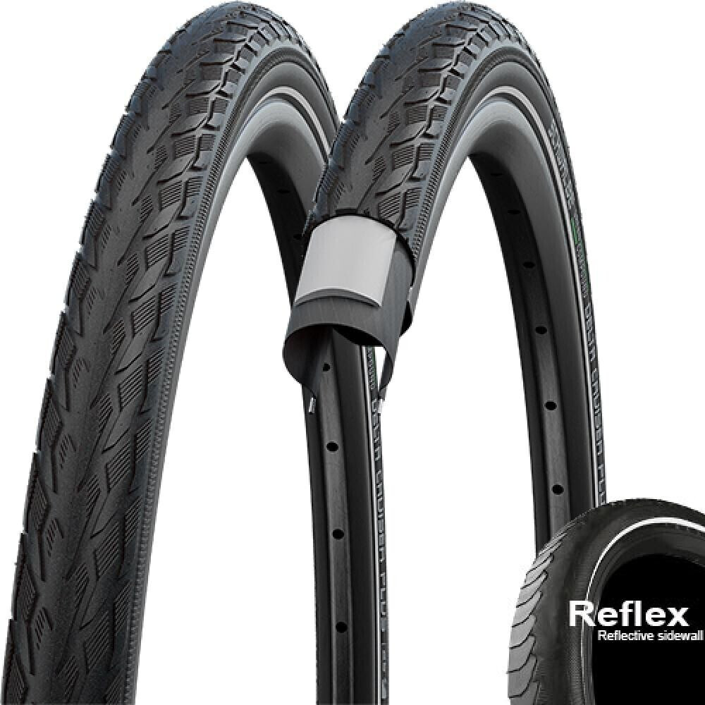 Photos - Bike Tyre Schwalbe DeltaCruiser Plus 20 x 1.75  black Reflex E-25 ( (47-406)