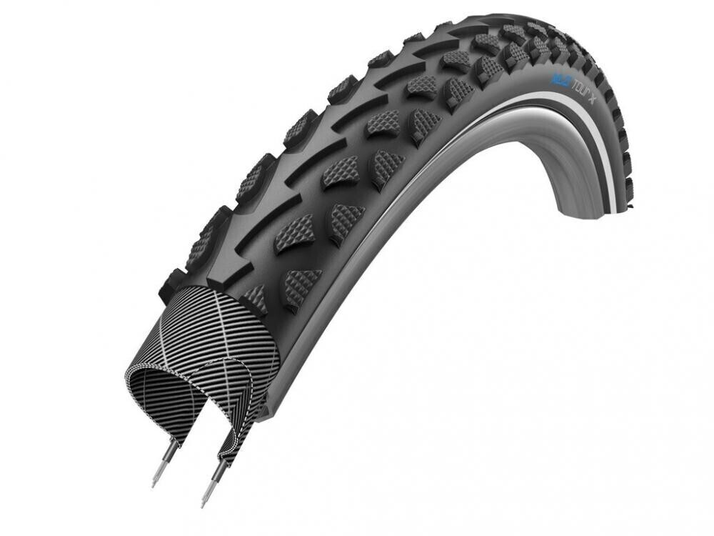 Photos - Bike Tyre XLC TourX , 24 x 2.0 black Reflex (50-507)