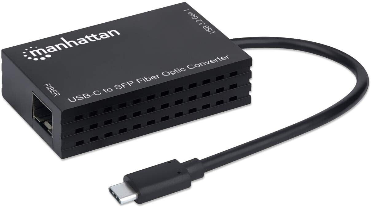 Manhattan USB-C to Fiber SFP Gigabit Ethernet (153508)