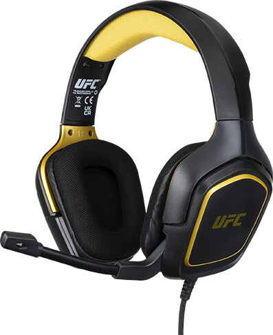Konix UFC Gaming Headset Black and Gold