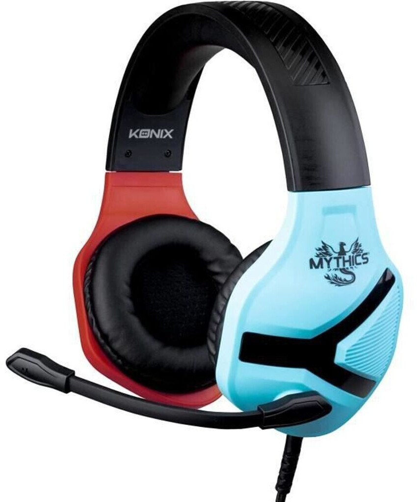 Konix Mythics Nemesis Gaming Headset Red and Blue