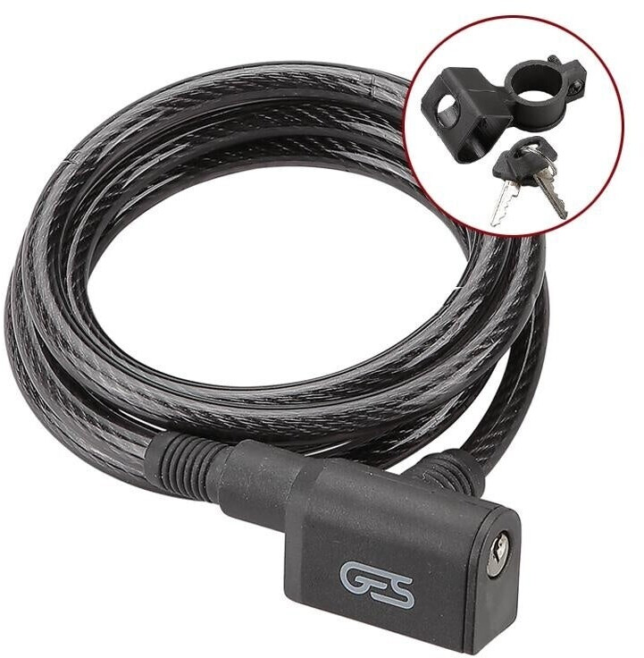 Ges 8 Mm Cable Lock silver 150 cm