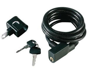 Gurpil Cable Lock With Support black 8 x 1800 mm