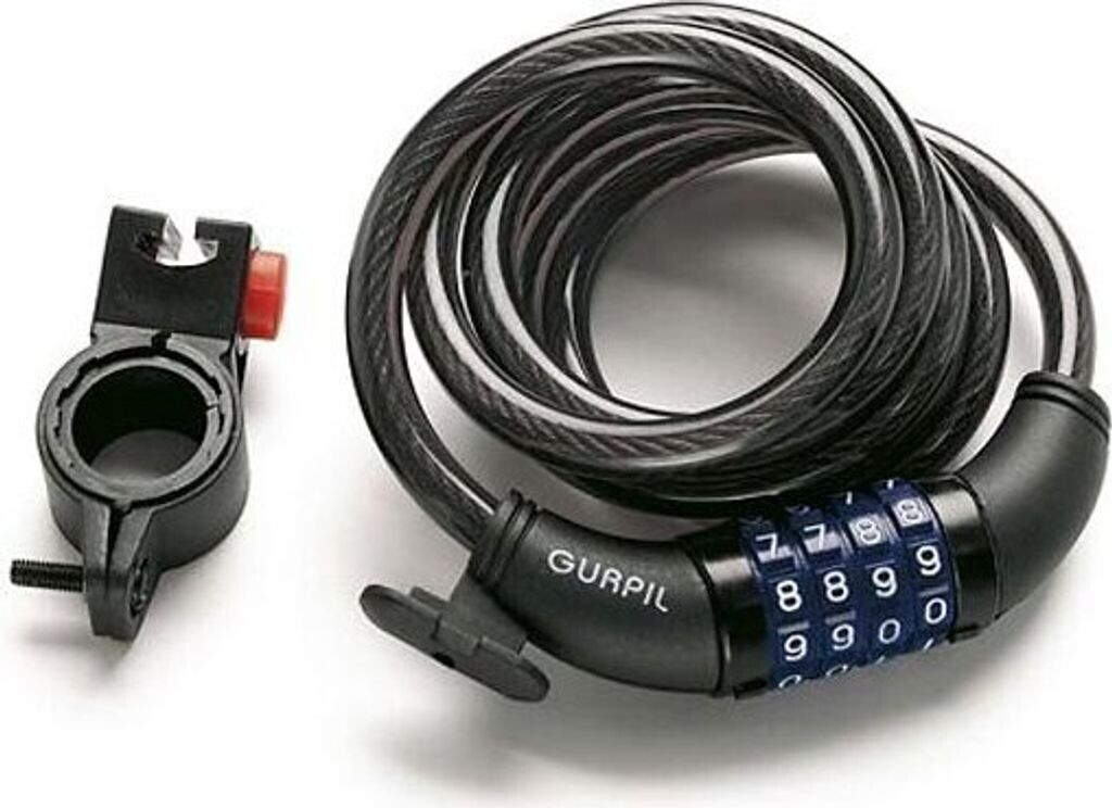 Gurpil Cable Lock black 10 x 1800 mm