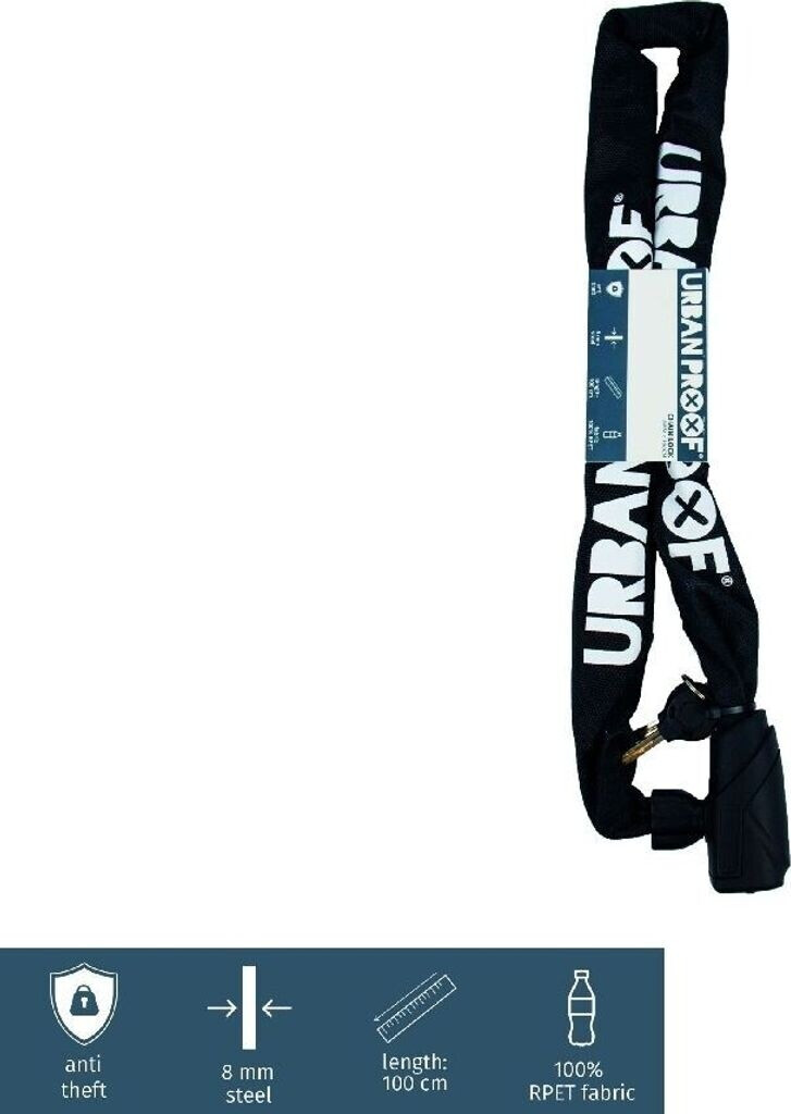 Urban Proof Proof Recycled Edition Chain Lock black 8 x 1000 mm