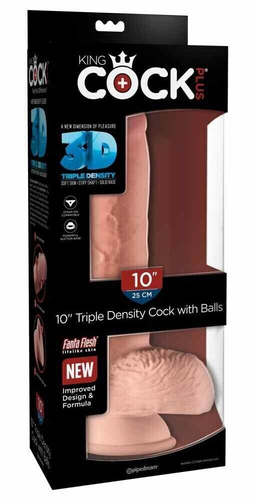 Pipedream King Cock - Triple Density Cock with Balls Flesh 27 cm