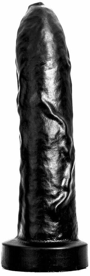 Hung System Uncut Black Dildo 26 cm