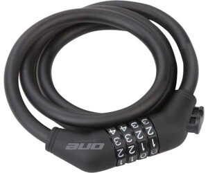 One Numeric Cable Lock black 8 x 1000 mm