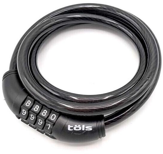 Töls Combination Cable Lock black 8 x 120 mm