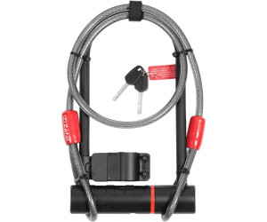 Zéfal K-traz U11 U-lock With Cable black 230 x 115 x 11 mm / 10 x 1200 mm