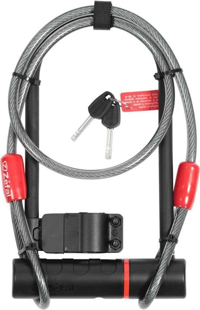Zéfal K-traz U11 U-lock With Cable black 230 x 115 x 11 mm / 10 x 1200 mm