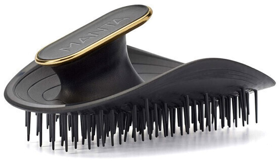 Photos - Comb MANTA Hair Brush black 