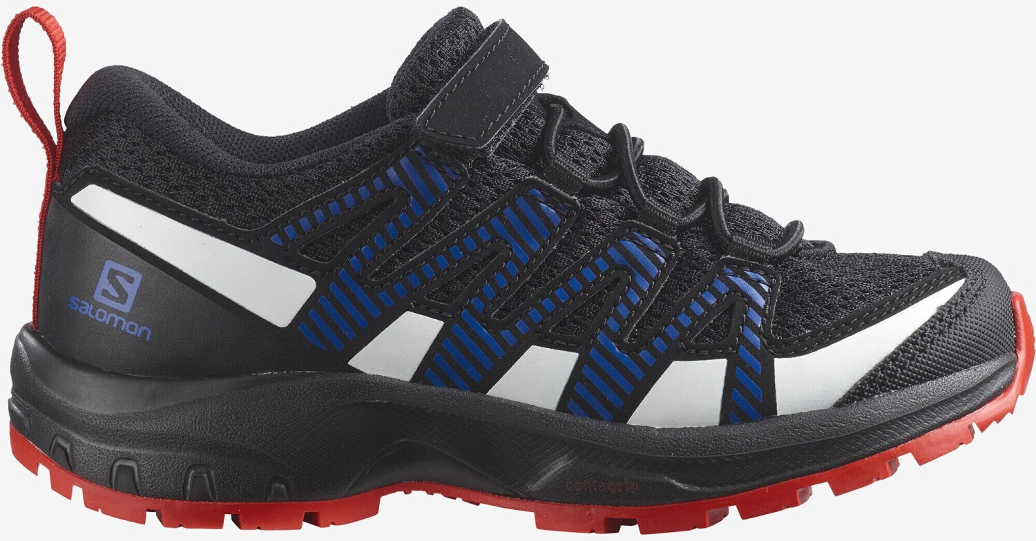 Salomon XA Pro V8 Kids black/lapis blue//fiery red