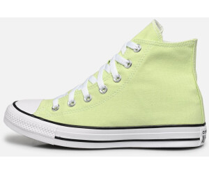 Light green converse high tops deals