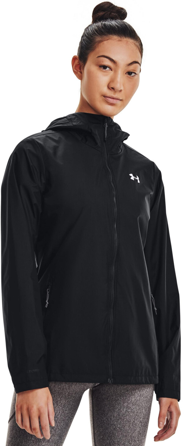 jacket Under Armour Forefront Rain - 001/Black/Ghost Gray - women´s 