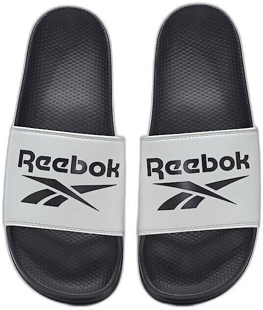 Reebok black store flip flops
