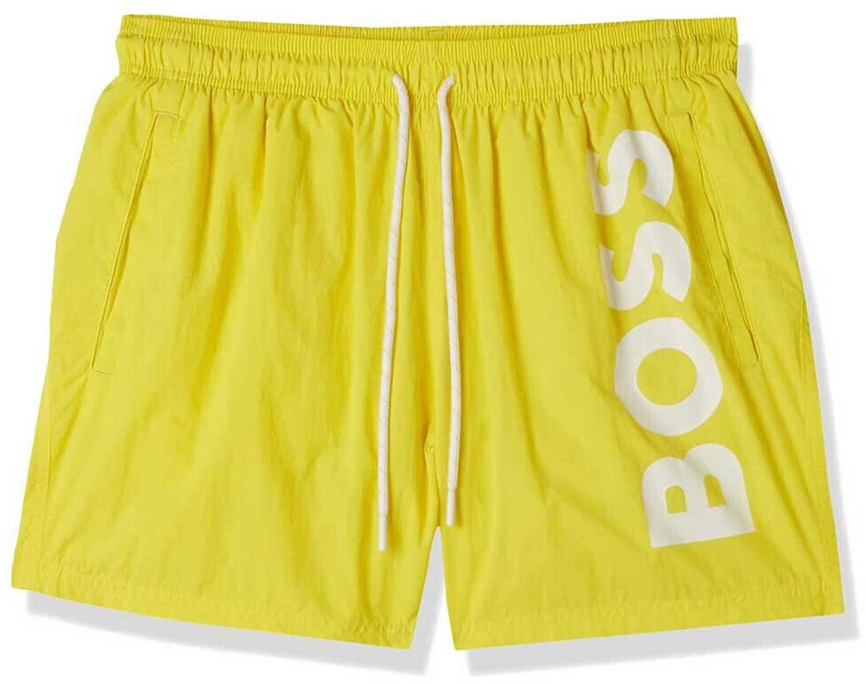 Yellow hugo boss shop shorts