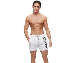 Hugo boss hotsell white swim shorts