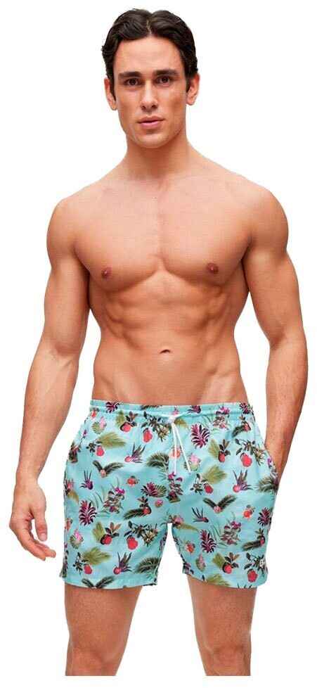 Hugo boss store swim shorts green