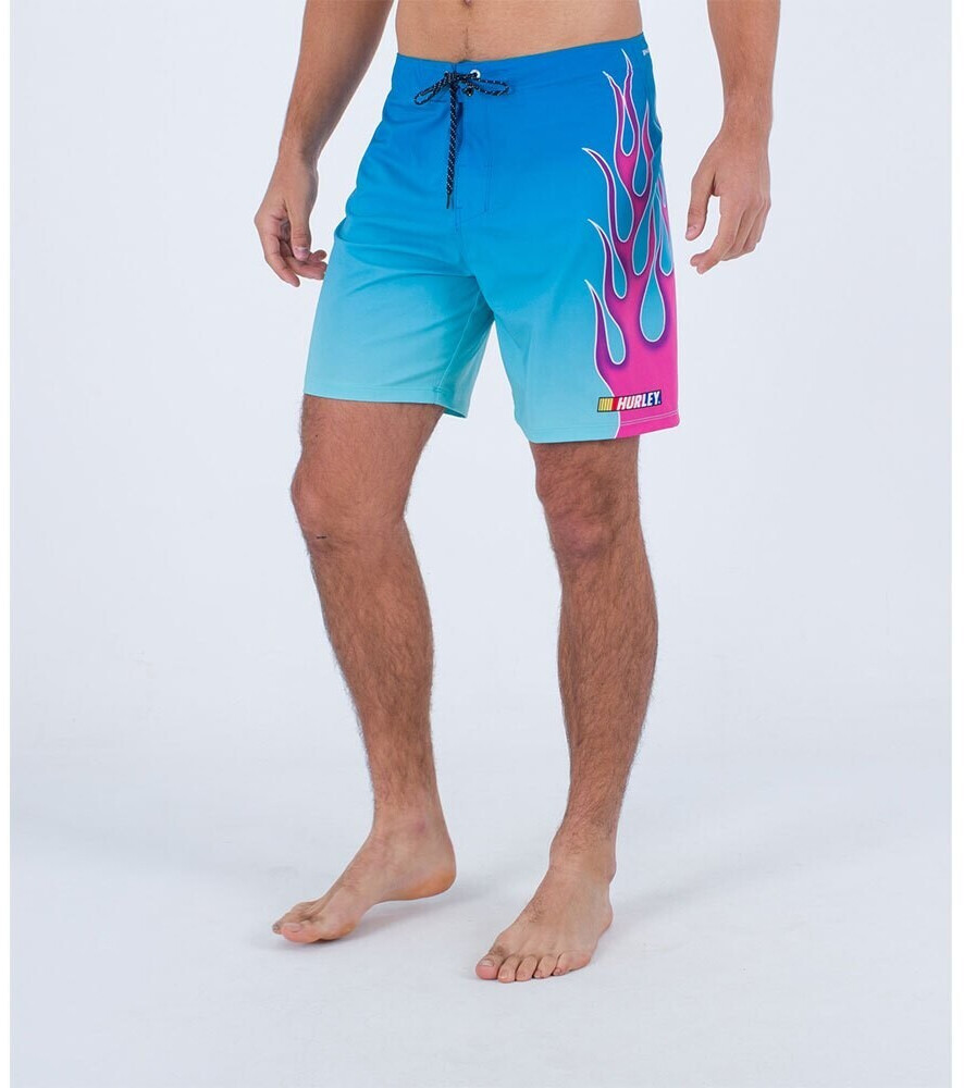 Photos - Swimwear Hurley Phantom-eco Nascar Flames 18´´ Swimming Shorts blue (MBS0011 