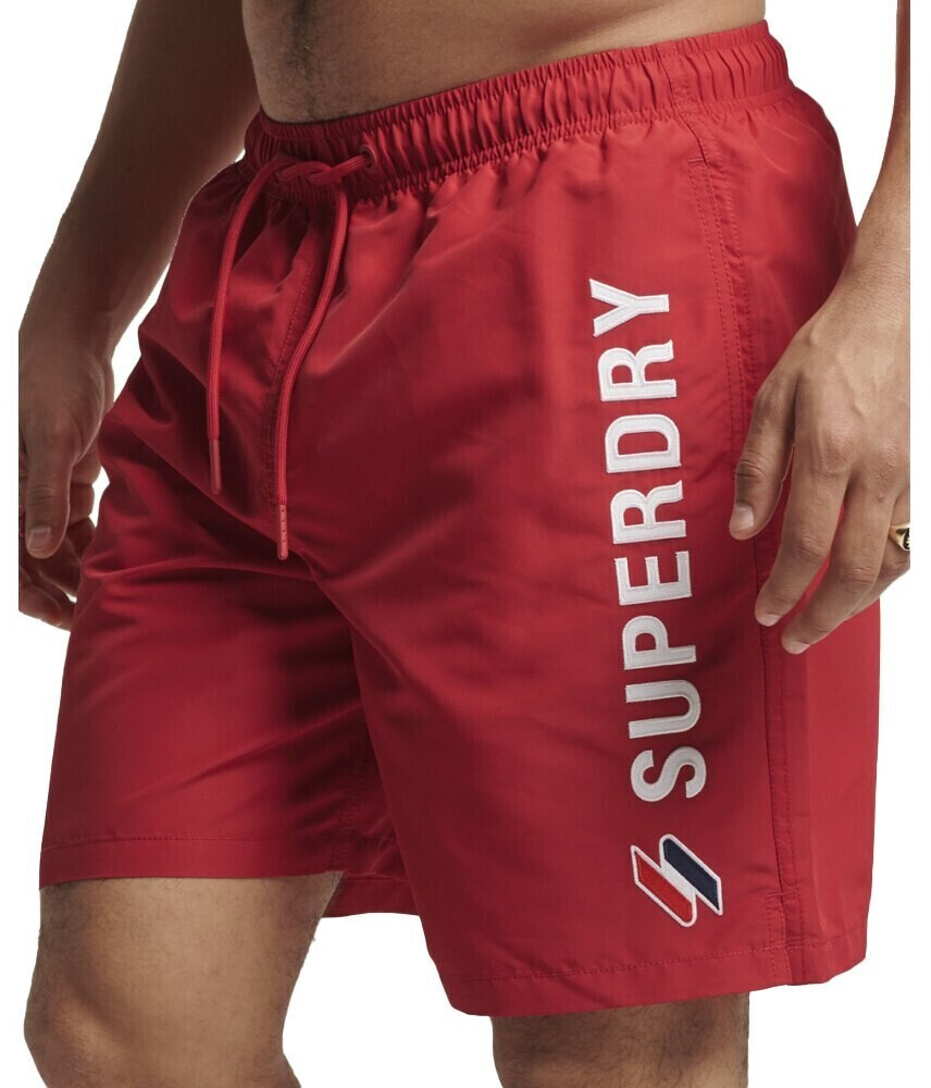 Superdry Code Applque 19inch Swim Short red (M3010187A-OPI)