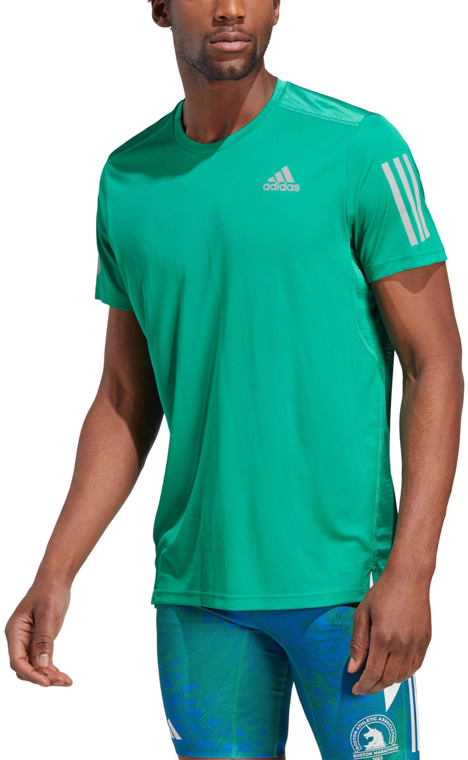 Adidas Own The Run Running Shirt Men (IC7629) court green/reflective