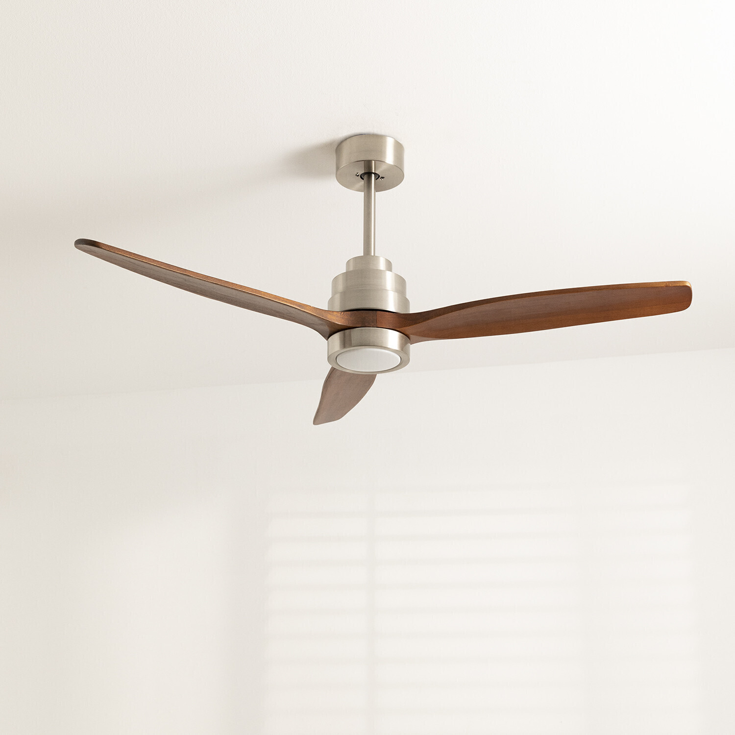 CREATE WINDSTYLANCE DC nickel & bois foncé avec lumière
