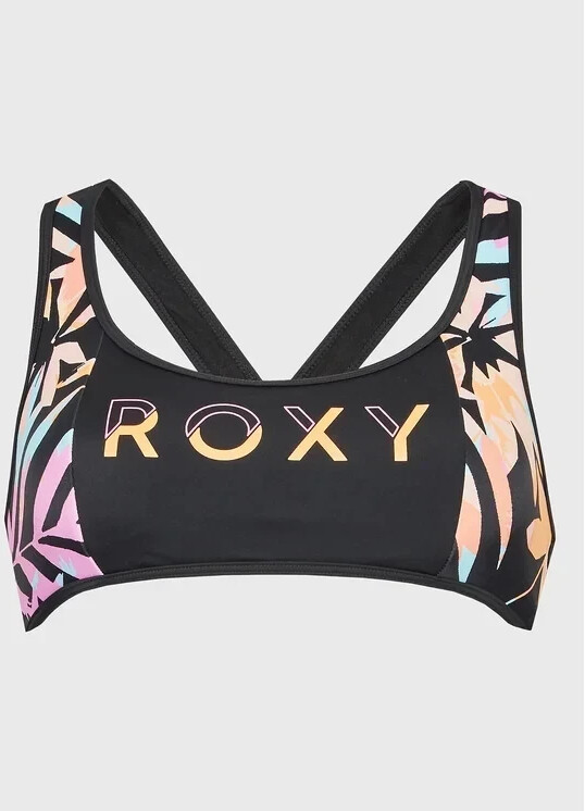 Roxy Active Athletic Pt Bikini Top (ERJX304962-KVJ4) grey