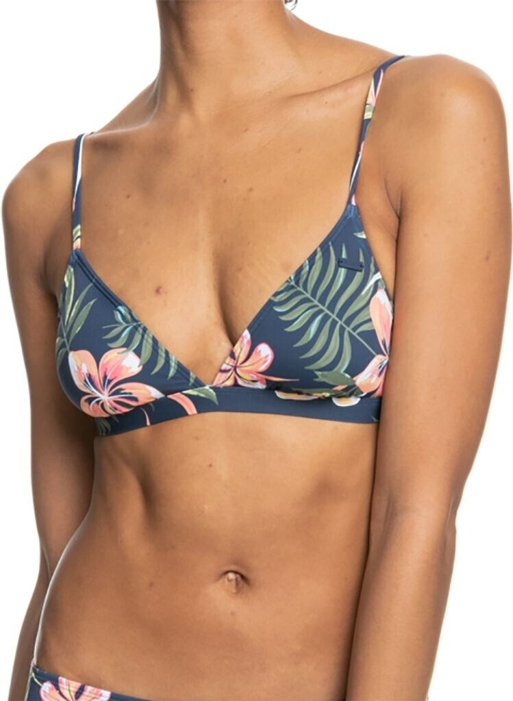 Roxy Into The Sun Fix Tikitri Bikini Top (ERJX304971-BSP6) blue