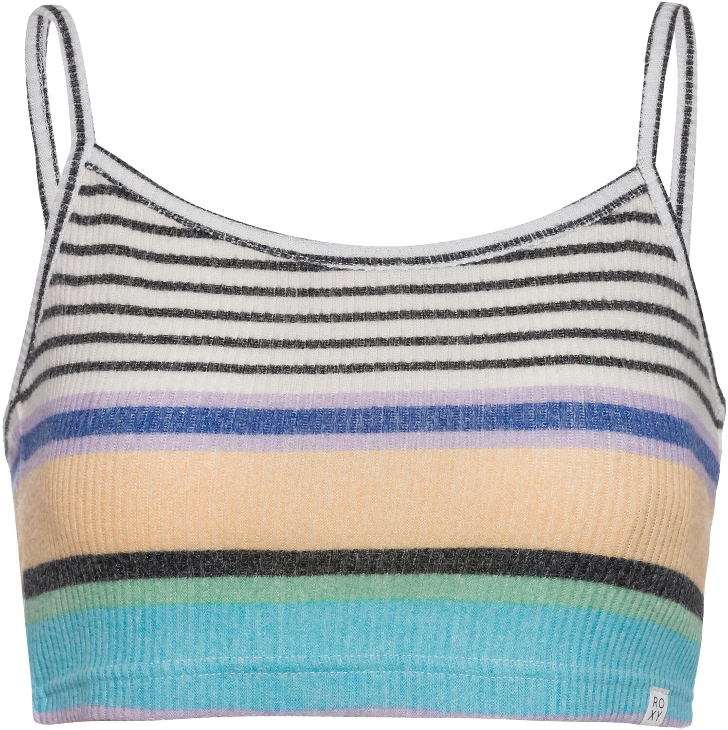 Roxy Best Time of Day Croptop Women (ERJKT04008) anthracite good vibration