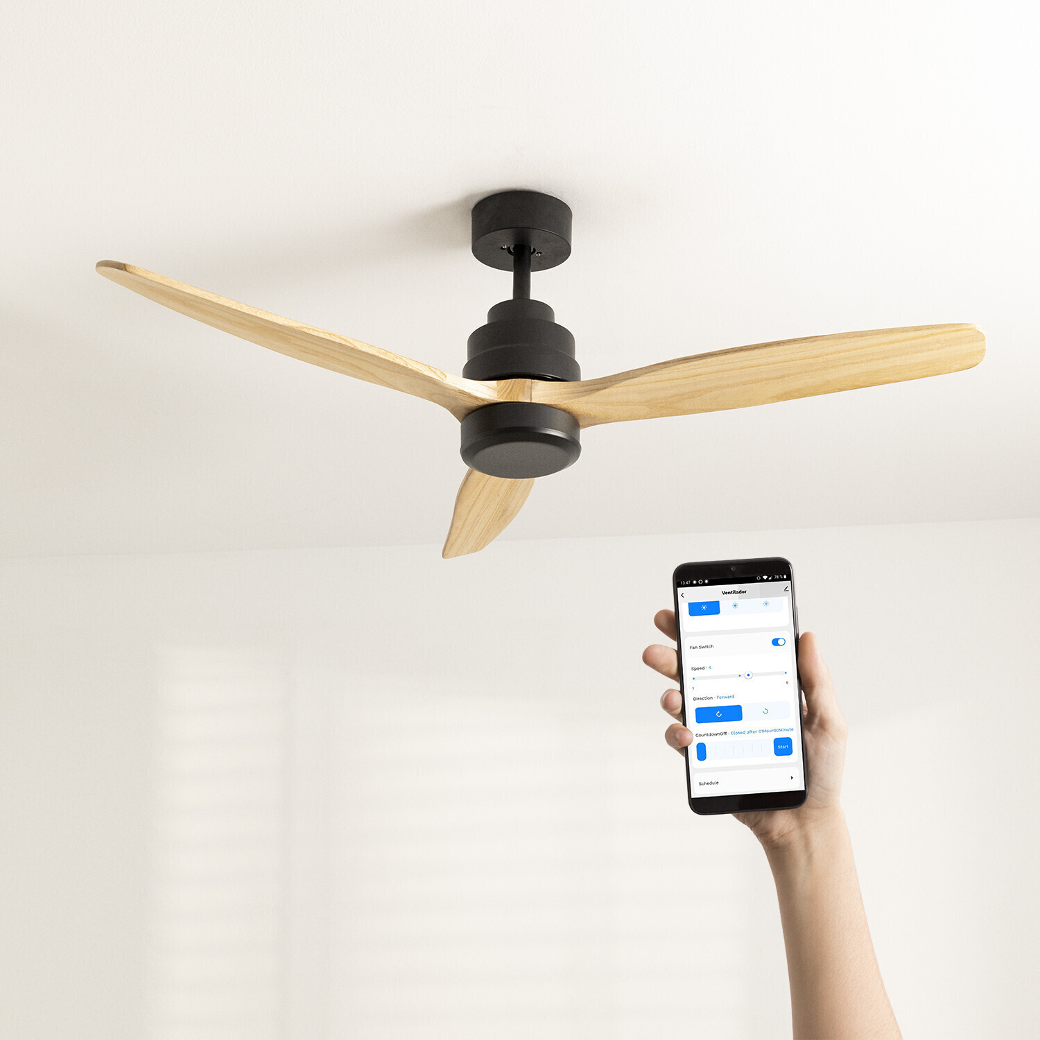 CREATE WINDSTYLANCE DC noir & bois Wi-Fi