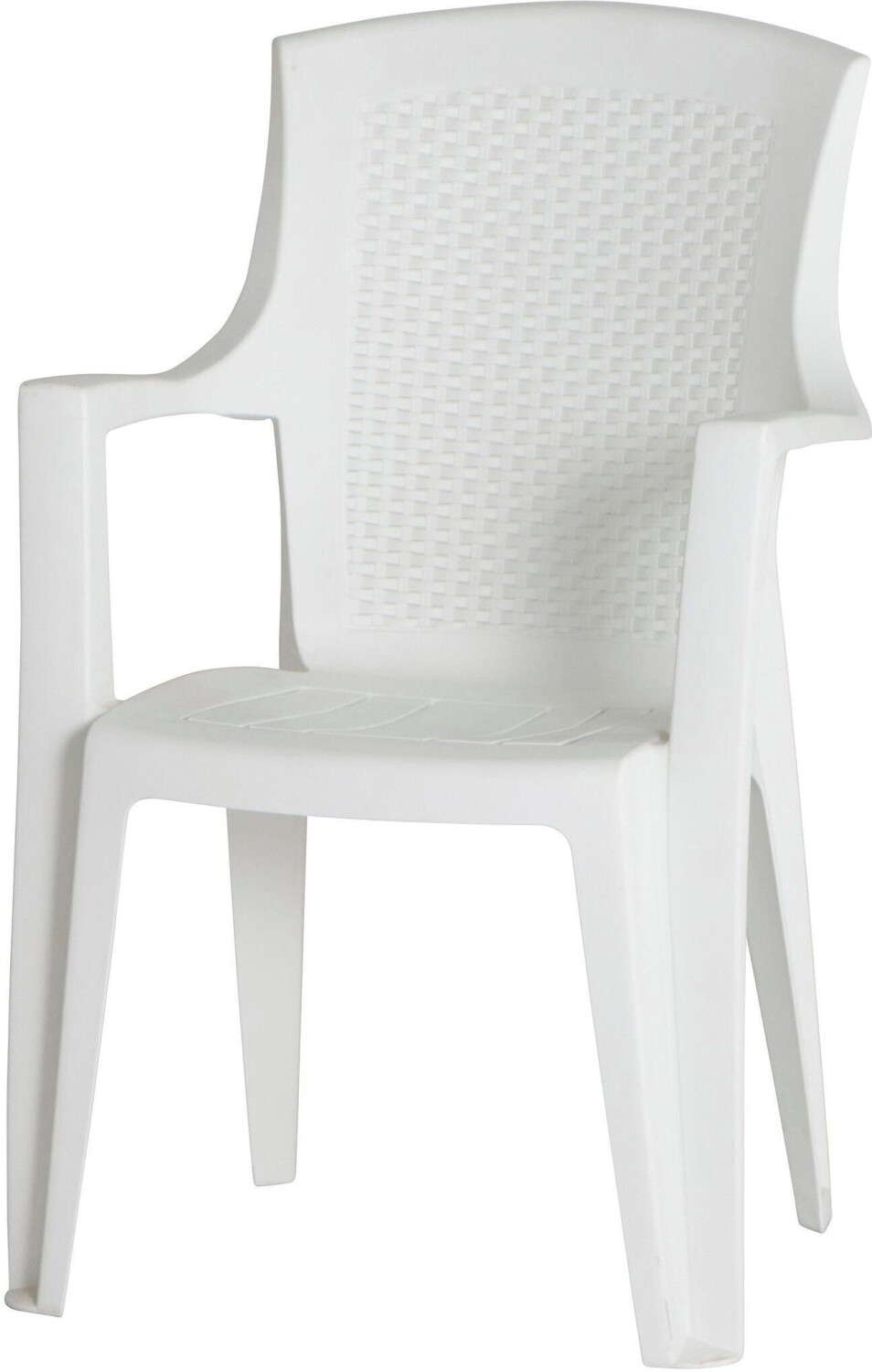 Sedia Da Giardino Progarden Eden 87100 - Plastica Con Intreccio, Colore Bianco - Foto 9