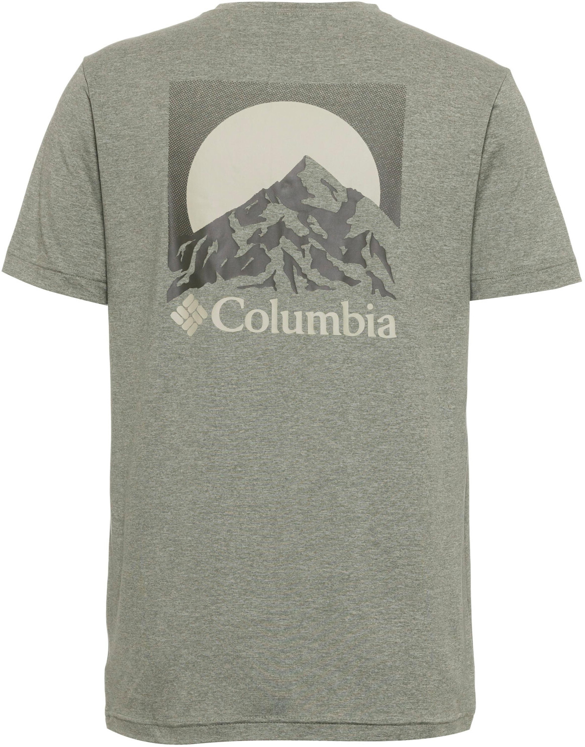 Columbia Tech Trail Men's Shirt (1930802) stone green hthr/moonscape graphic