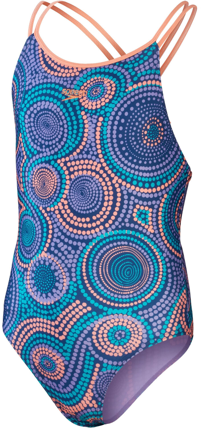 Speedo Swimsuits alo pt twnstrp jf blue/purple (800313615212-5212) ammonite/soft coral/miami lila