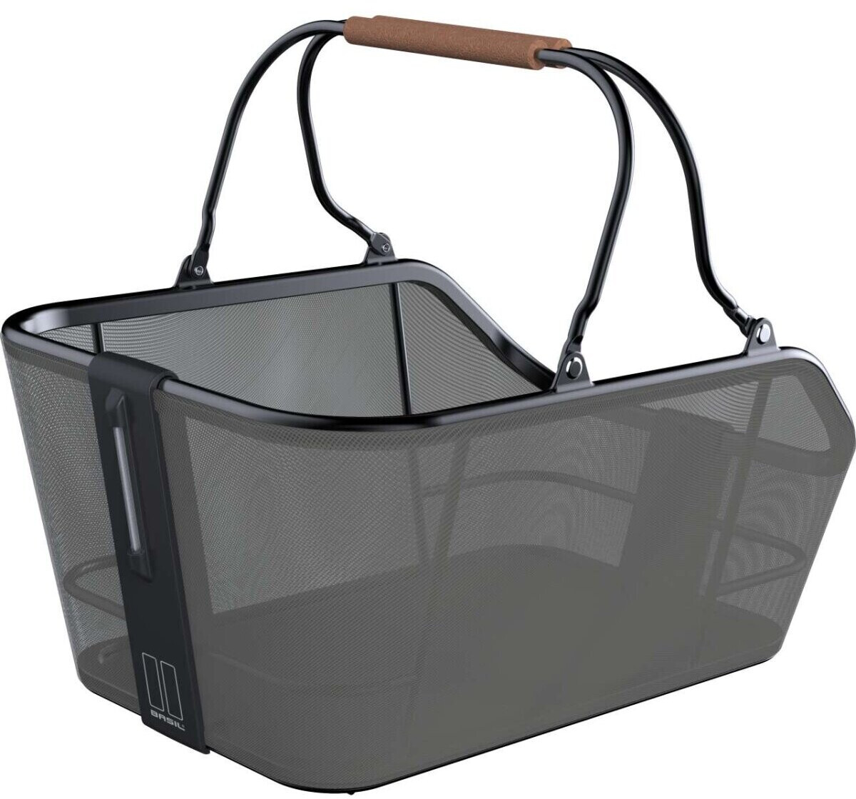 Basil Cento Tech Fibra Mik Rear Basket 21l grey