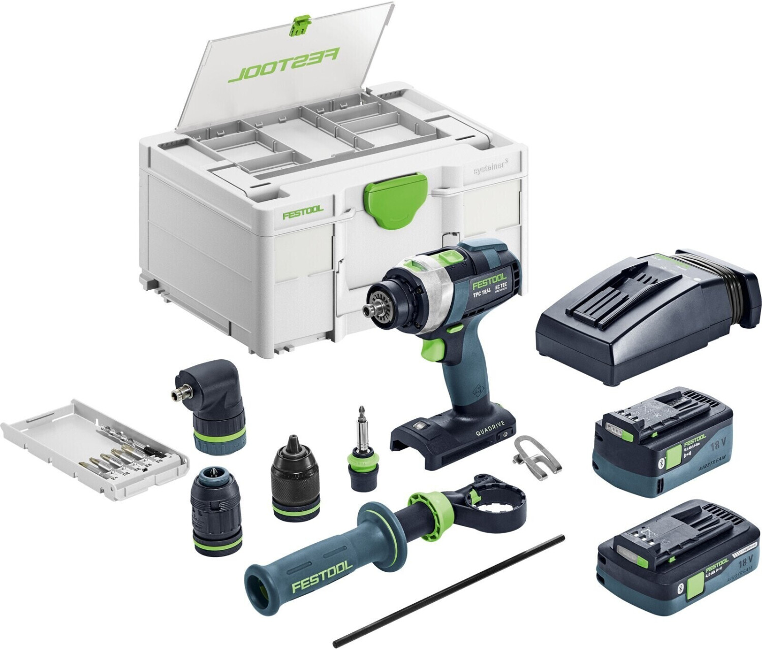 Festool Quadrive TPC 18/4 5,0/4,0 I-Set/XL (577622)
