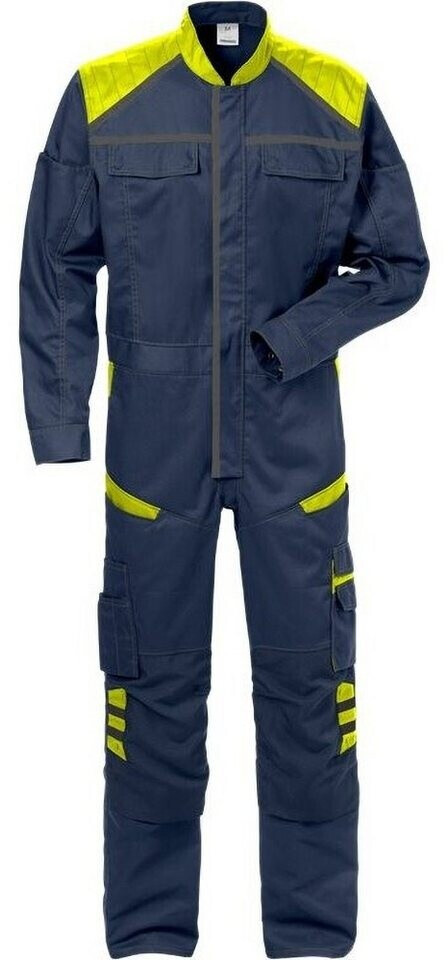 Fristads Overall 8555 STFP Marine/Warnschutz-Gelb