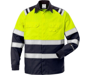 Fristads Flamestat High Vis Hemd Kl. 1 7051 ATS Warnschutz-Gelb/Marine
