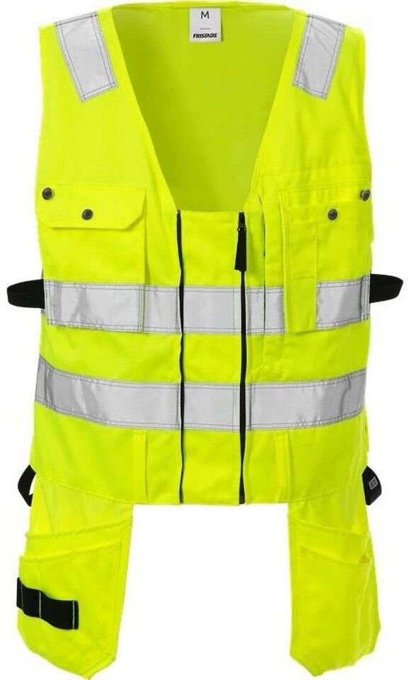 Fristads Warnschutz-Hemd High Vis Weste Kl. 2 5003 PLU Warnschutz-Gelb