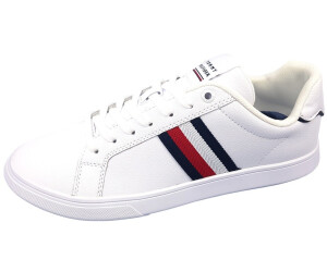 Tommy Hilfiger Corporate Leather Cup Stripes FM0FM04732 white ab