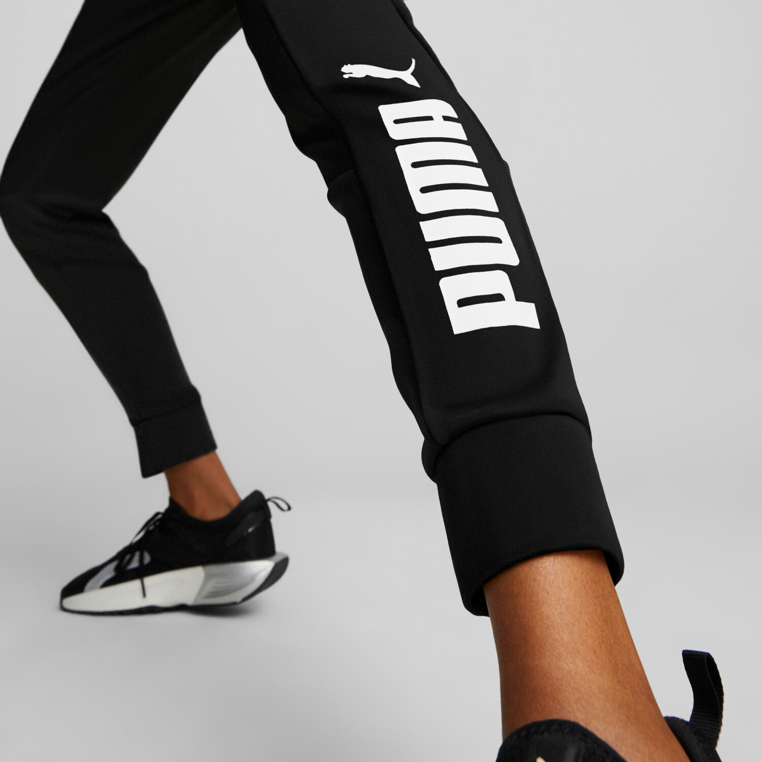 Black tracksuit bottoms womens discount
