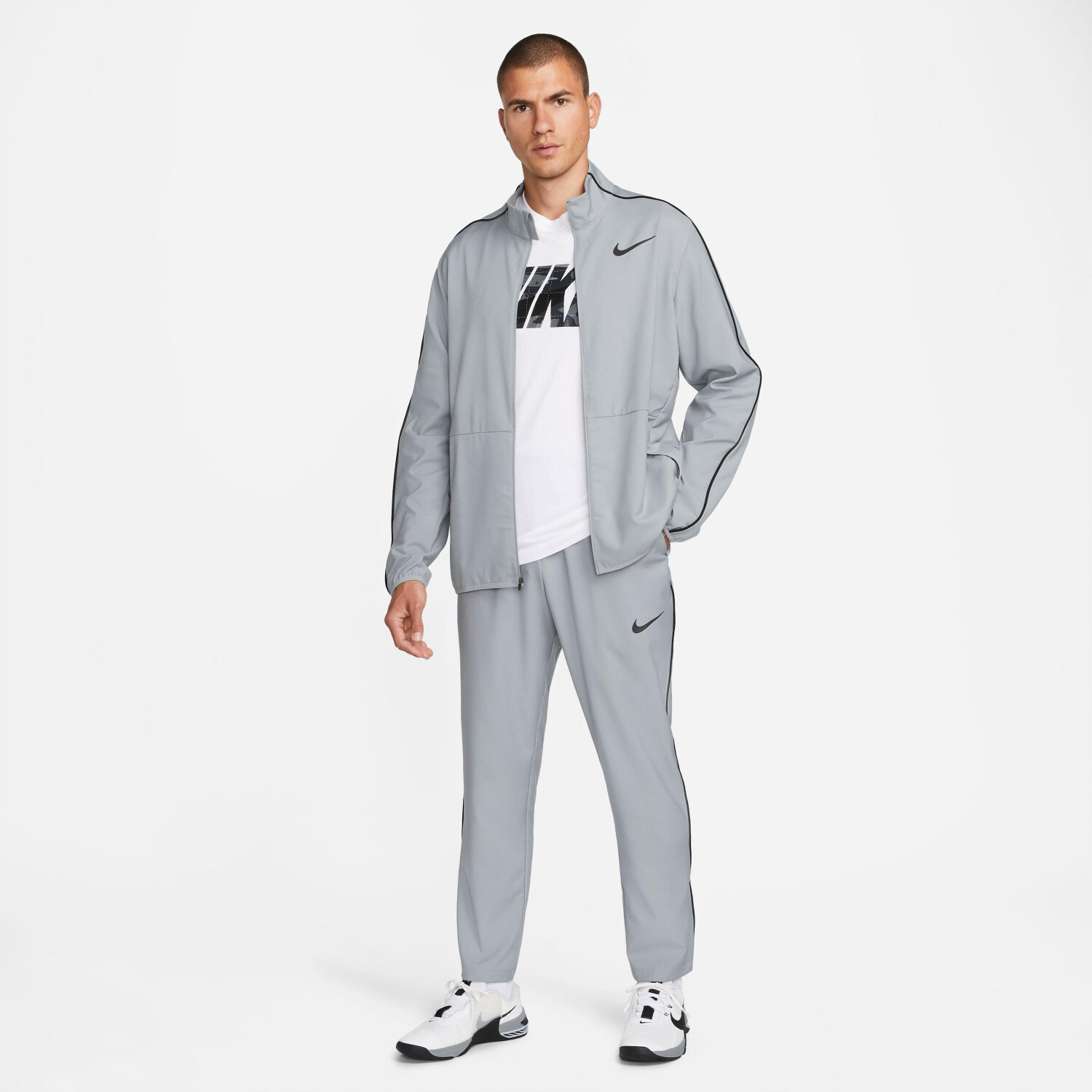 Nike Team Men s Tracksuit Bottoms DM6626 particle grey black black ab 41 40 Preisvergleich bei idealo
