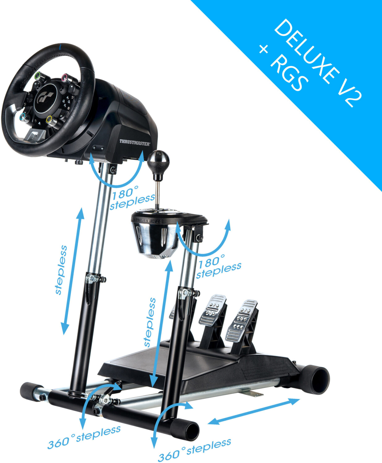 Wheel stand pro Wheel Stand Pro pour Thrustmaster T300RS/TX/T150/TMX + RGS + GTS - Deluxe V2