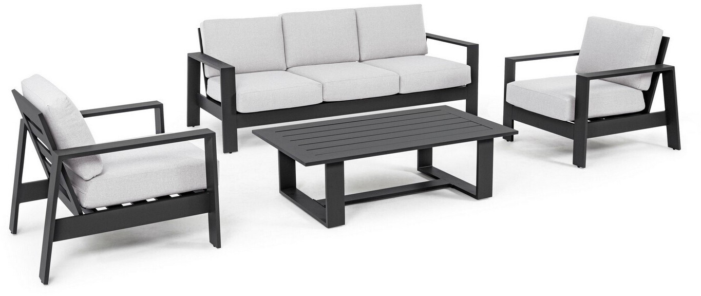 Bizzotto Lounge set Baltic 4pcs. anthracite
