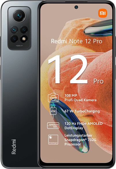 Marco para Xiaomi Redmi Note 12 4G negro