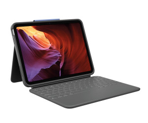 Logitech Rugged Folio iPad 10.9 (2022) Grafit Nordic