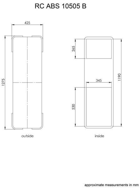 Rockcase BassGuit Case Schwarz (RC ABS 10505 B/SB)