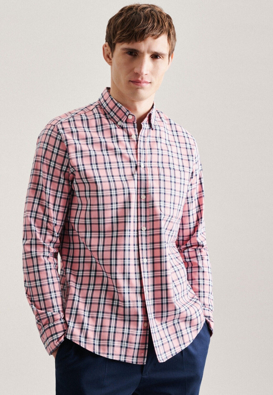 Seidensticker Casual Hemd in Regular mit Button-Down-Kragen Karo  (01.140252-0042) ab 16,39 € | Preisvergleich bei