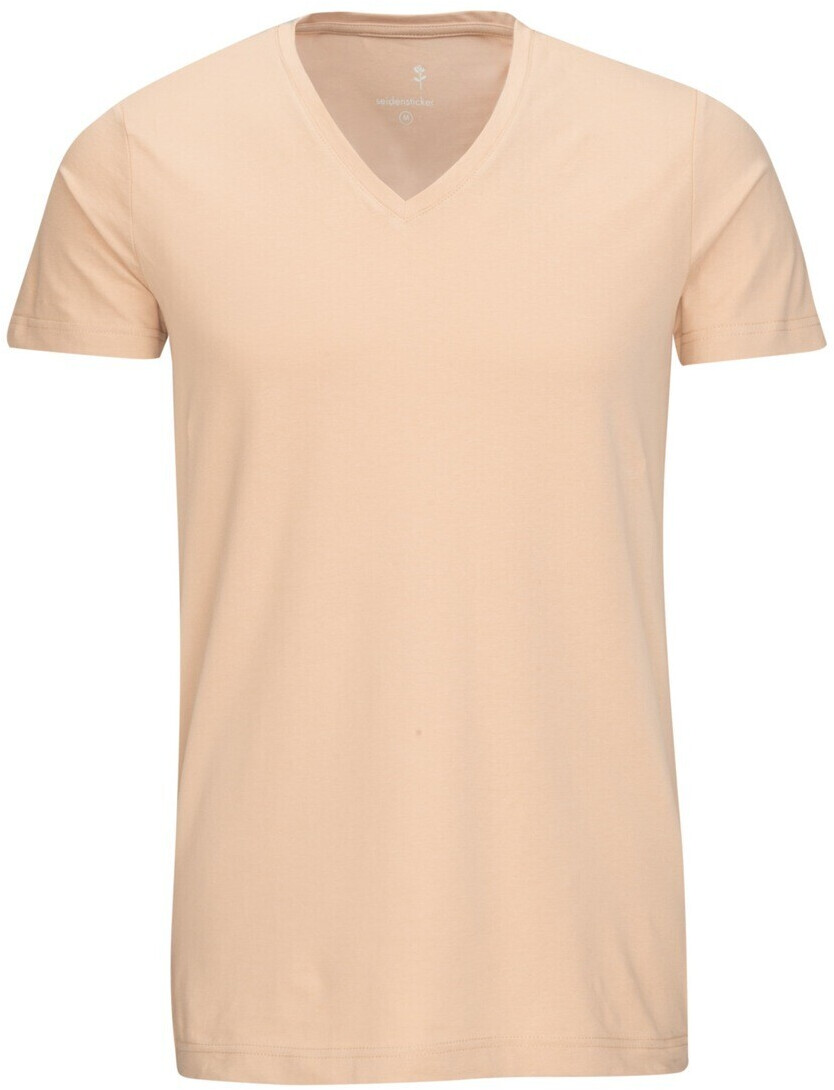 Seidensticker V-Neck T-Shirt (01.242491-0021) braun ab 17,99 € |  Preisvergleich bei